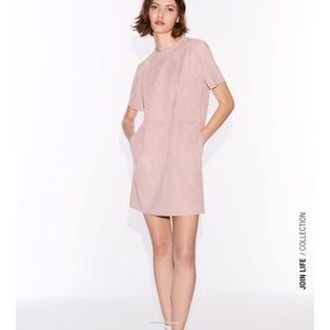 ZARA FAUX SUEDE DRESS